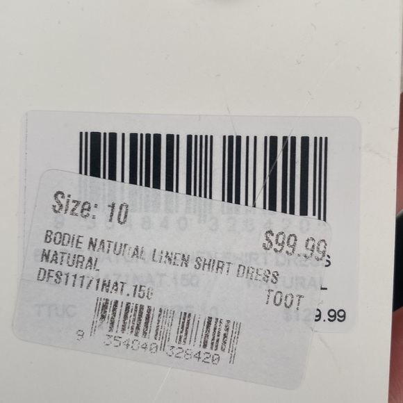 DISSH Linen button up dress - Picture 5 of 5